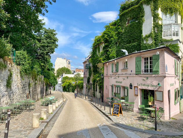 Rue de l`Abreuvoir is een echte must visit in Montmartre