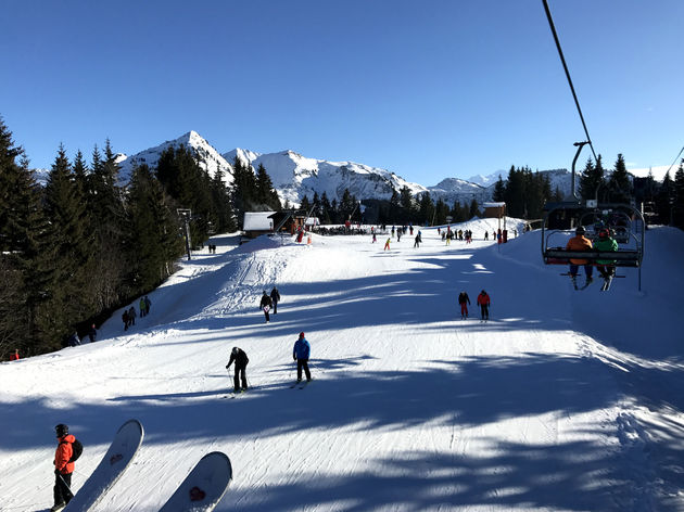 Begin je dag in Morzine, dan ski je lekker in de zon