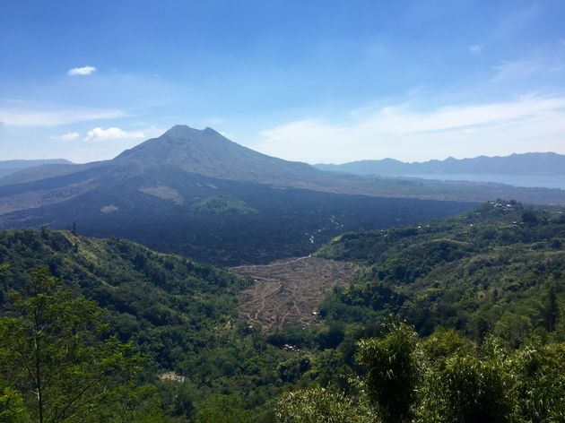 Uitzicht op Mount Batur, z\u00f3 mooi!