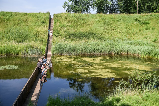 De Mozesbrug en uitkijktoren Pompejus zijn ontworpen door de Bergse architecten Ro & Ad