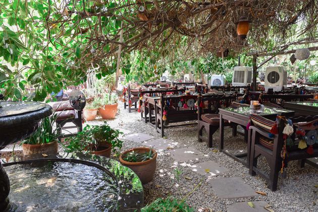 Waar je kunt lunchen en dineren in deze prachtige tuin