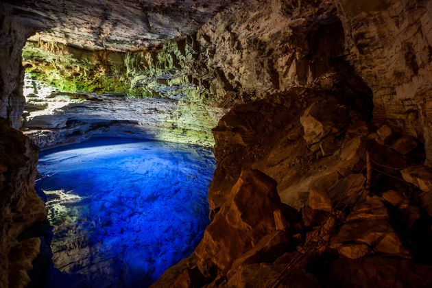 Schitterende grot in Chapada Diamantina