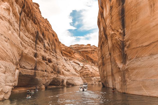 Navajo Canyon via het water: suppen, kano\u00ebn of varen