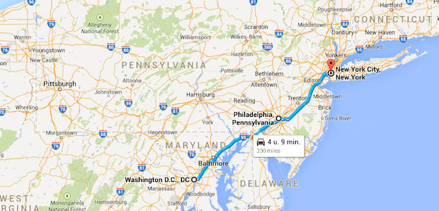 Philadelphia is een mooie tussenstop als je van New York naar Washington D.C. reist.