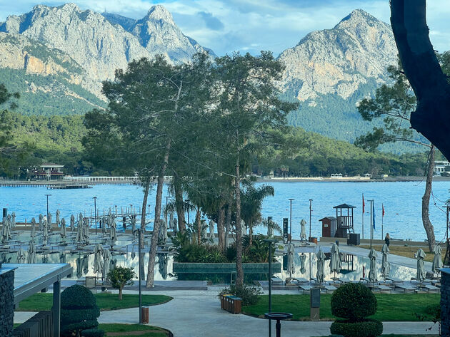 Uitzicht vanuit NG Phaselis Bay Hotel