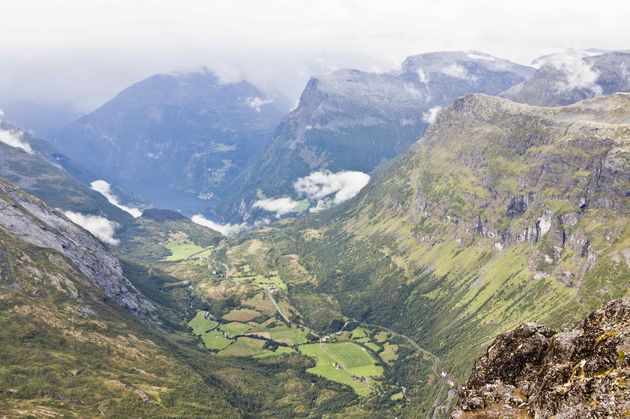 Fenomenaal uitzicht op de omgeving... Noorwegen, wat een prachtig land!