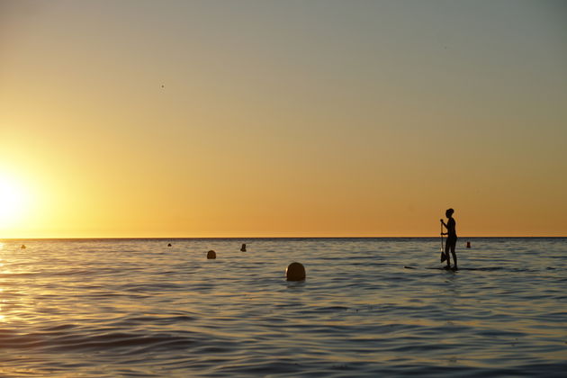 Het beroemde `Golden Hour` in Yport