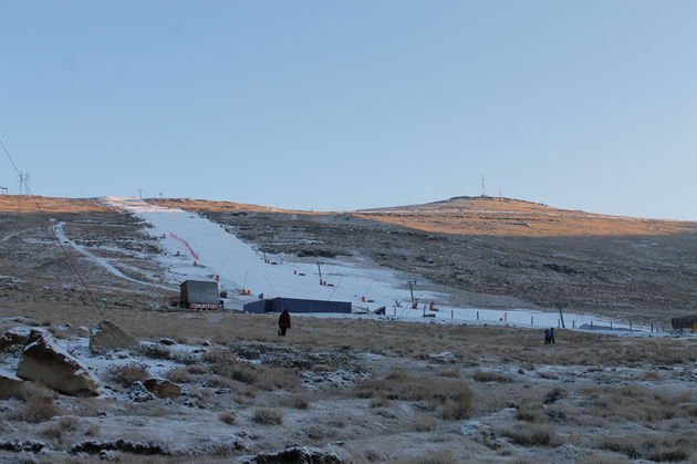 Afriski in de ochtend