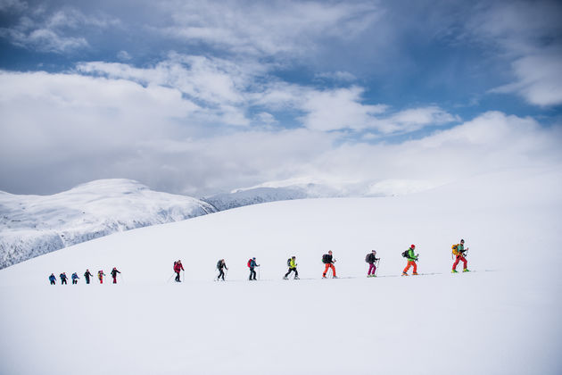 Myrkdalen is een off-piste paradijs! \u00a9 Sverre F. Hj\u00f8rnevik