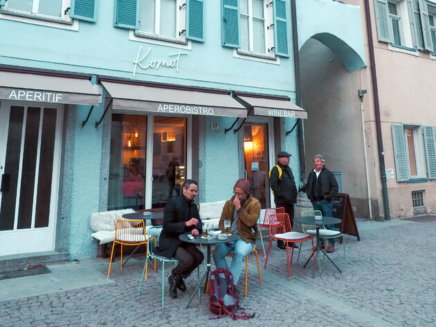 Bruneck is een heerlijke stad om te winkelen, borrelen en dineren