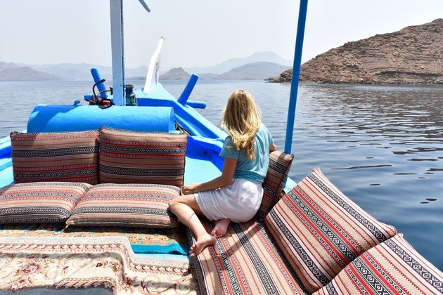 Varen door de fjorden van Musandam