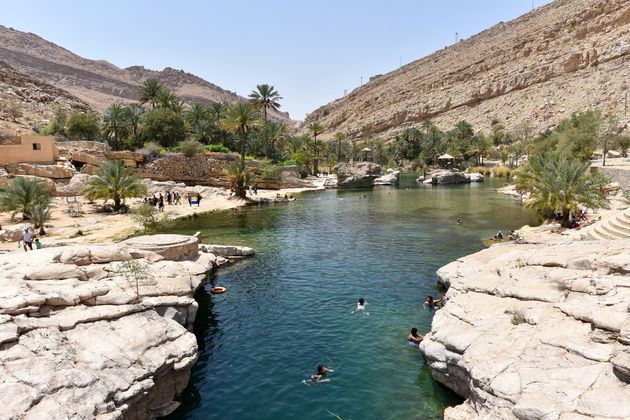 Een oase in de woestijn: Wadi Bani Khalid
