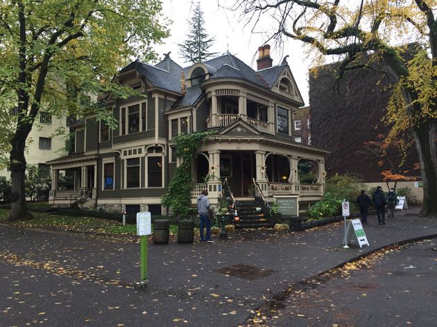 Uitzicht onderweg: we komen langs de mooiste huizen van Portland