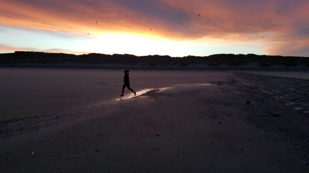 Hardlopen bij zonsopkomst