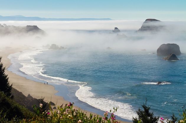 Prachtige stranden aan de kust van Oregon