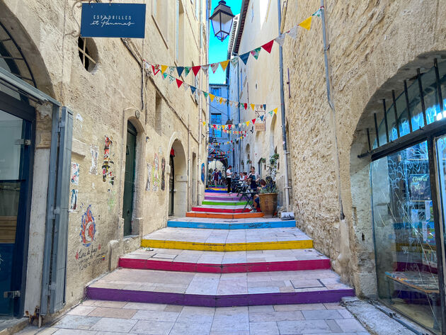 Kleurrijke straatjes in La vieille Ville