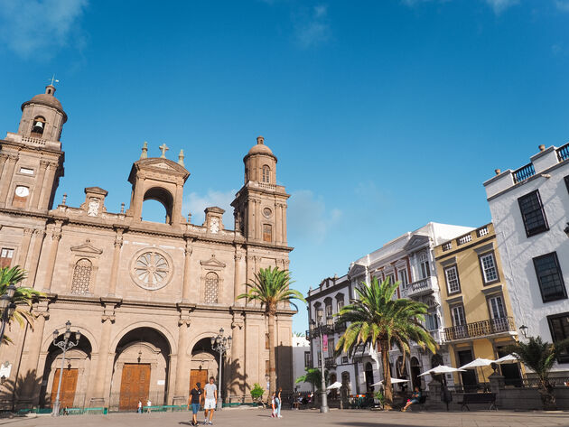 De kathedraal van Las Palmas de Gran Canaria aan het Plaza de Santa Ana
