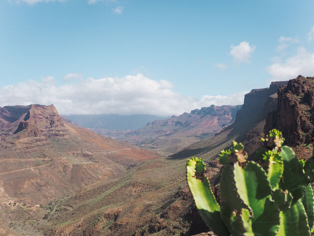 Het ravijn van Fataga wordt ook wel de Grand Canyon van Gran Canaria genoemd
