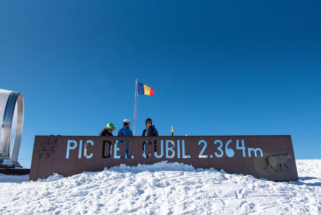 Het hoogste punt in Pal Arinsal: <strong>Pic de Cubil<\/strong> op 2.364 meter