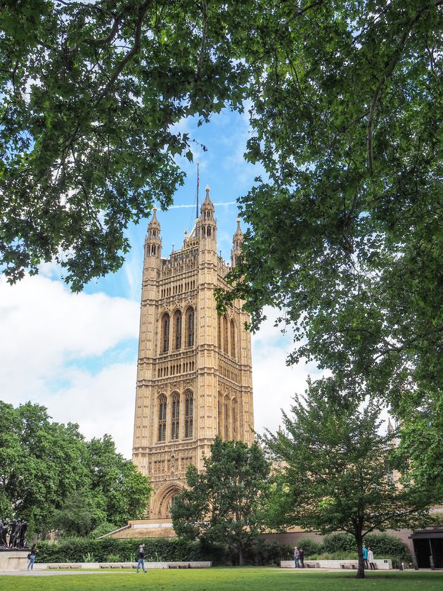 De toren van het Palace of Westminster