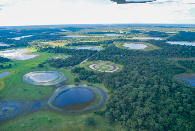 De Pantanal van bovenaf