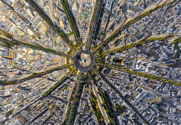 De Arc de Triomphe in Parijs