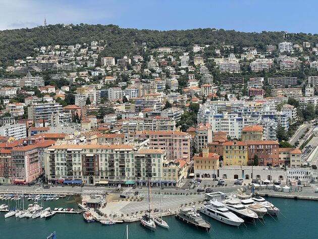 <em>Een spectaculair uitzicht op de haven van Nice<\/em>