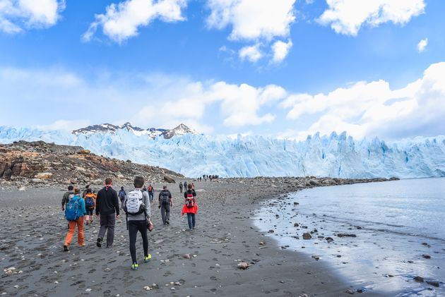 Wij gaan een Big Ice Trek doen en wandelen richting het eeuwige ijs