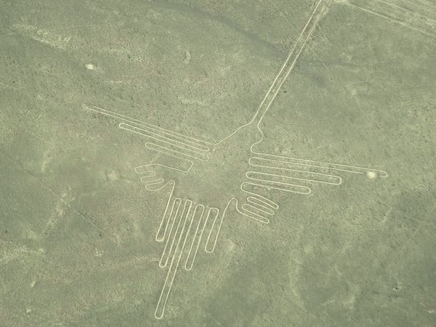 De Nazca-lijnen vanuit de lucht