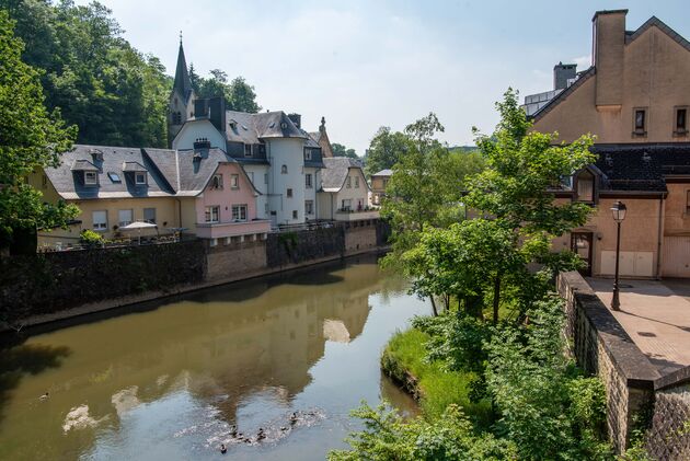 Het is mooi wonen in de wijk Pfaffenthal