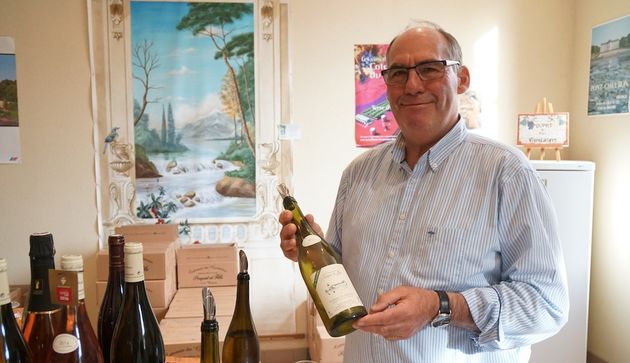 Een terecht trotse Philippe Poupat wiens wijnhuis meer dan een bezoek waard is