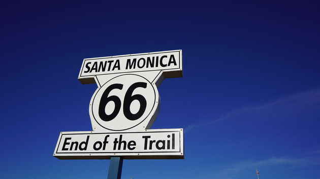Tevens het begin (of eindpunt) van Route 66