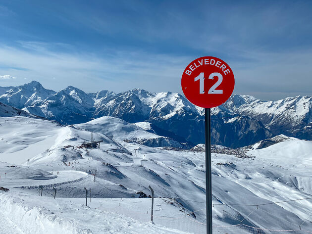 Pistes in Frankrijk hebben namen - het nummer geeft alleen aan w\u00e1\u00e1r op de piste je staat