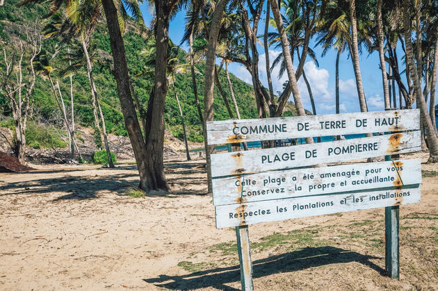 Plage de Pompierre is mijn favoriete strandje op de eilanden Les Saintes