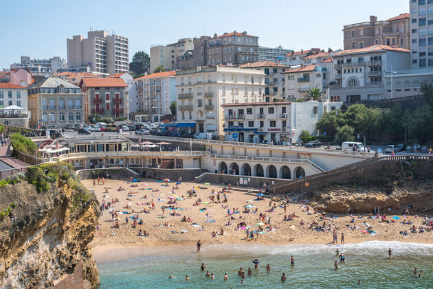 Biarritz wordt al eeuwenlang geroemd om de prachtige goudgele stranden