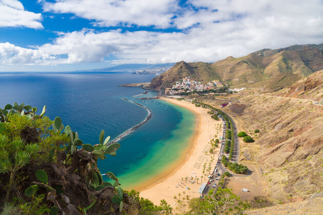 Playa de las Teresitas is een van de mooiste stranden van Tenerife
