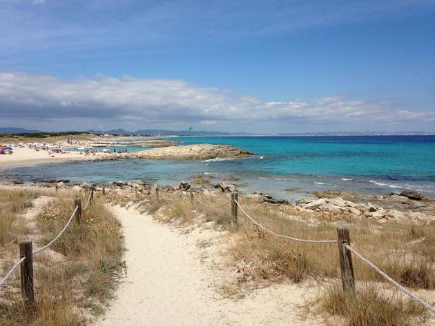 Schitterende stranden op eiland Formentera