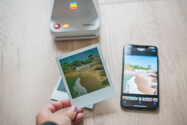 De Polaroid-foto vs. het origineel