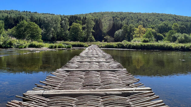 Noest handwerk, Pont de Claies net buiten Vresse sur Semois