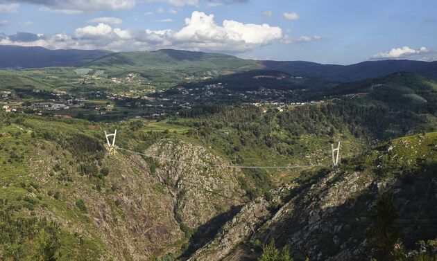 De groene omgeving van het Arouca Geopark