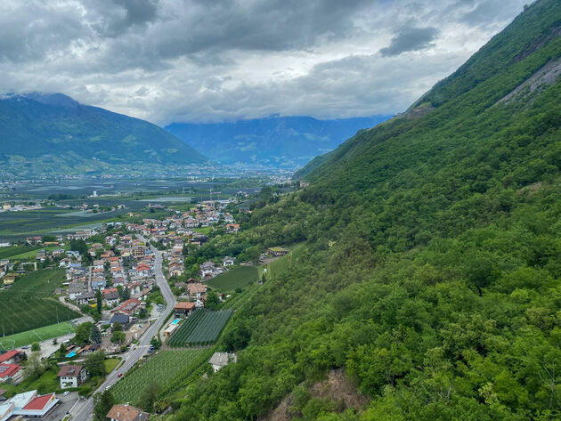 Bij Postal met de kabelbaan omhoog naar Verano