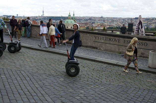 Praag verkennen op de Segwey, zo leuk!