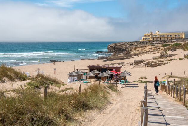 Genieten van een dag strand op Praia do Guincho