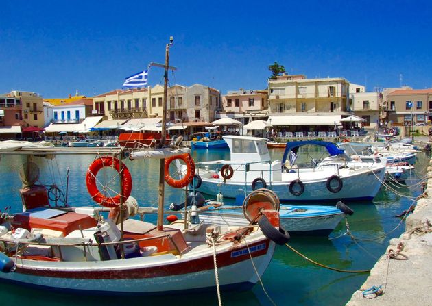 Bootjes in de haven van Rethymnon