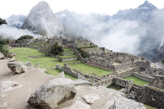De mist maakt plaats voor het indrukwekkende Inca rijk