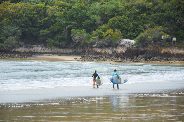 De kust van Rio Grande do Norte is zeer populair onder surfers