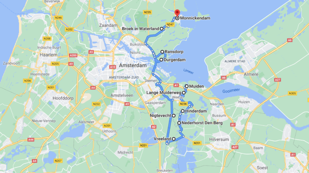 Een roadtrip langs de leukste dorpen onder de rook van Amsterdam