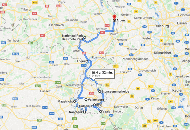 De ultieme route voor deze roadtrip door Limburg
