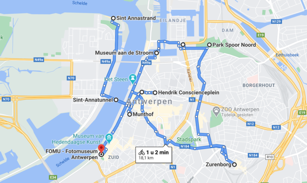 De leukste fietsroute door Antwerpen