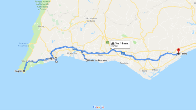 De ultieme route voor een roadtrip door de Algarve